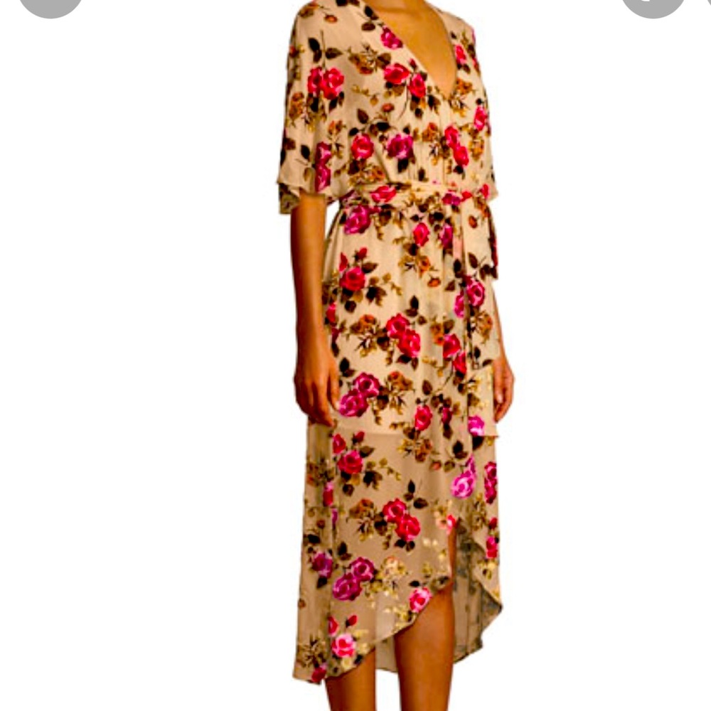 Alice and Olivia clarine wrap dress NWT